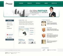 韓國(guó)電子產(chǎn)品網(wǎng)頁(yè)模板 融合尖端科技與極簡(jiǎn)美學(xué)的網(wǎng)絡(luò)技術(shù)服務(wù)